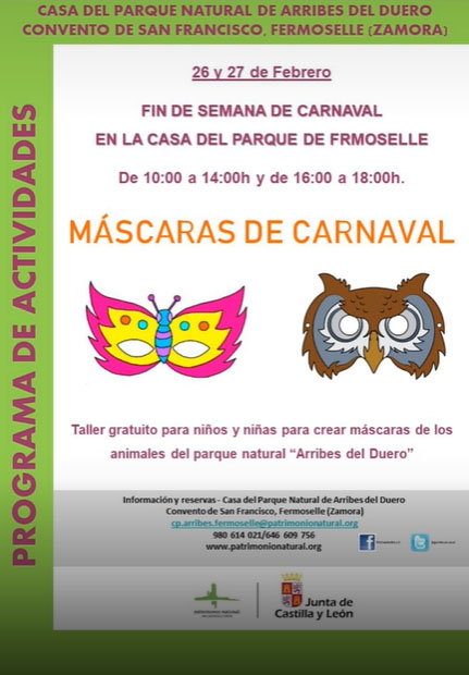 Taller de Máscaras de Carnaval en Fermoselle