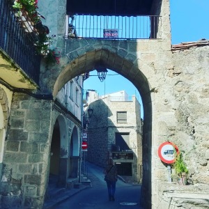 Arco amurallado de la localidad de Fermoelle (Zamora)